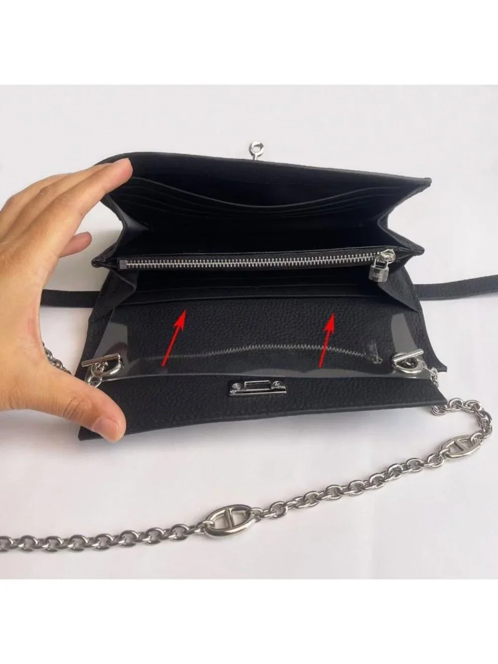 Stylish Wallet Conversion Kit with Chain & Strap Insert - Perfect Gift for Her